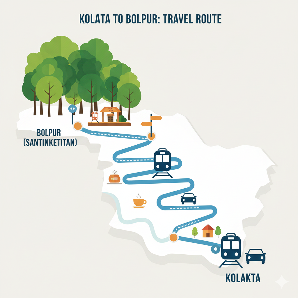 How to Reach Resort Neel Nirjan &amp; Explore Shantiniketan