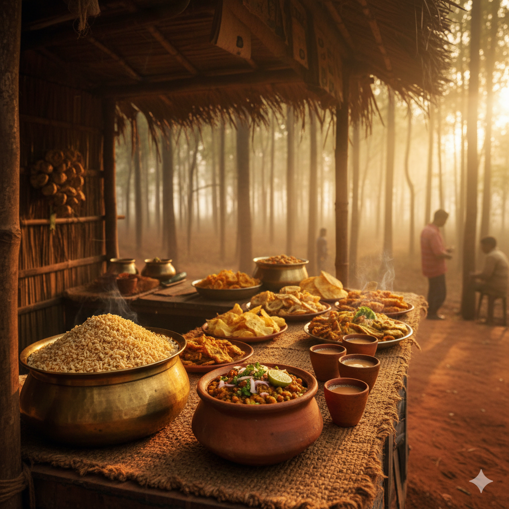 Local Flavours: What to Eat When You Stay at Neel Nirjan &amp; Visit Shantiniketan