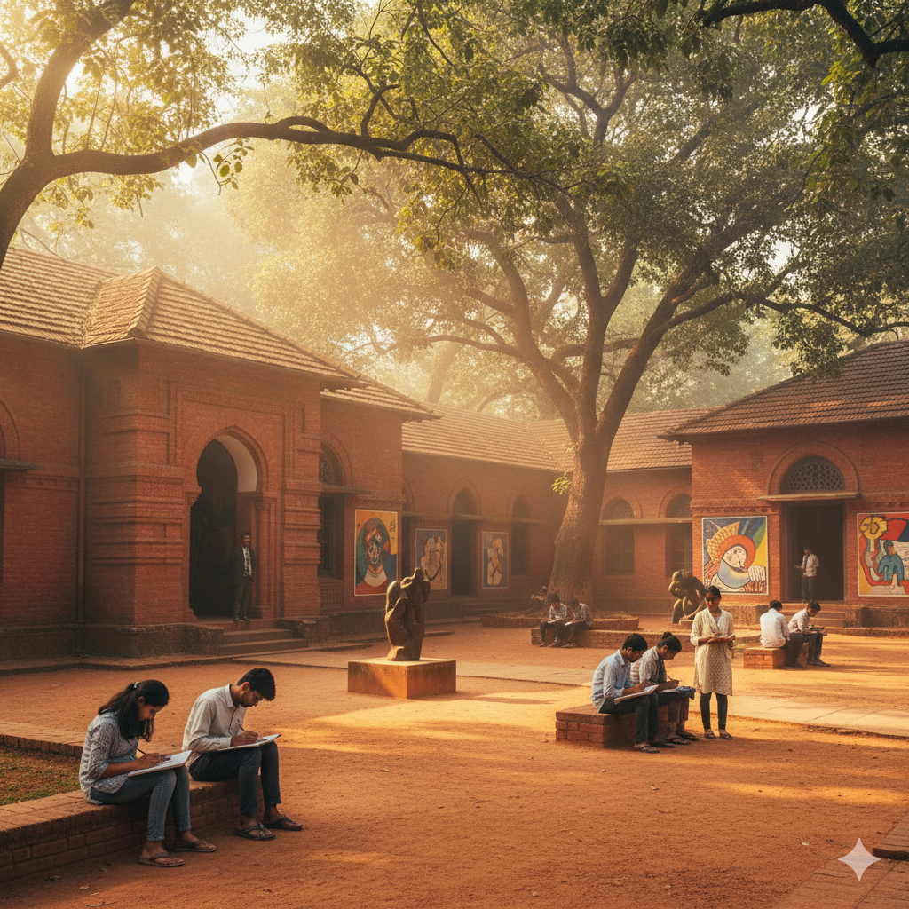 Art &amp; Education Legacy: A Tour of Visva-Bharati University &amp; Kala Bhavana